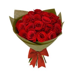 24 enchanting red roses bouquet